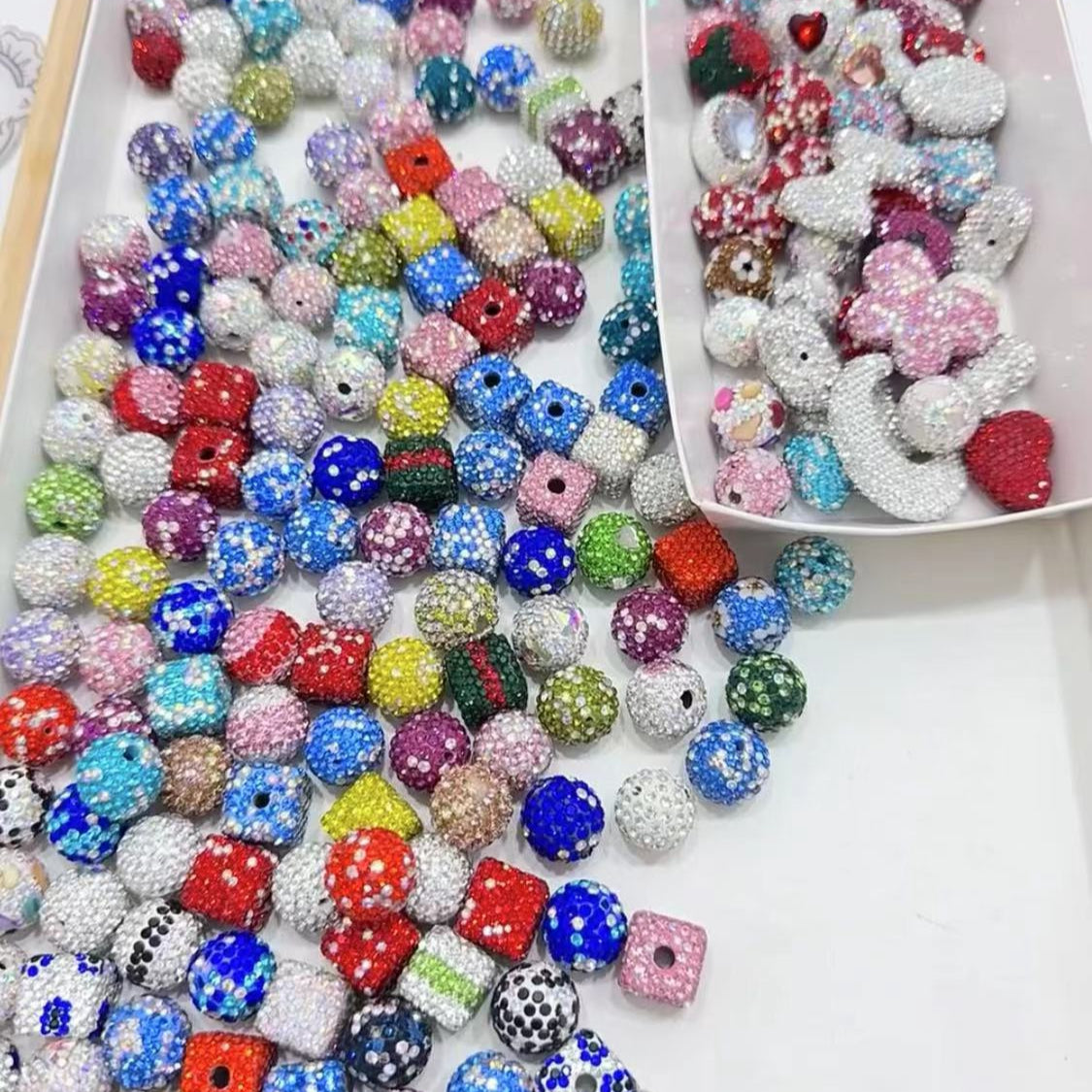 Lucky Sugar Diamond Beads