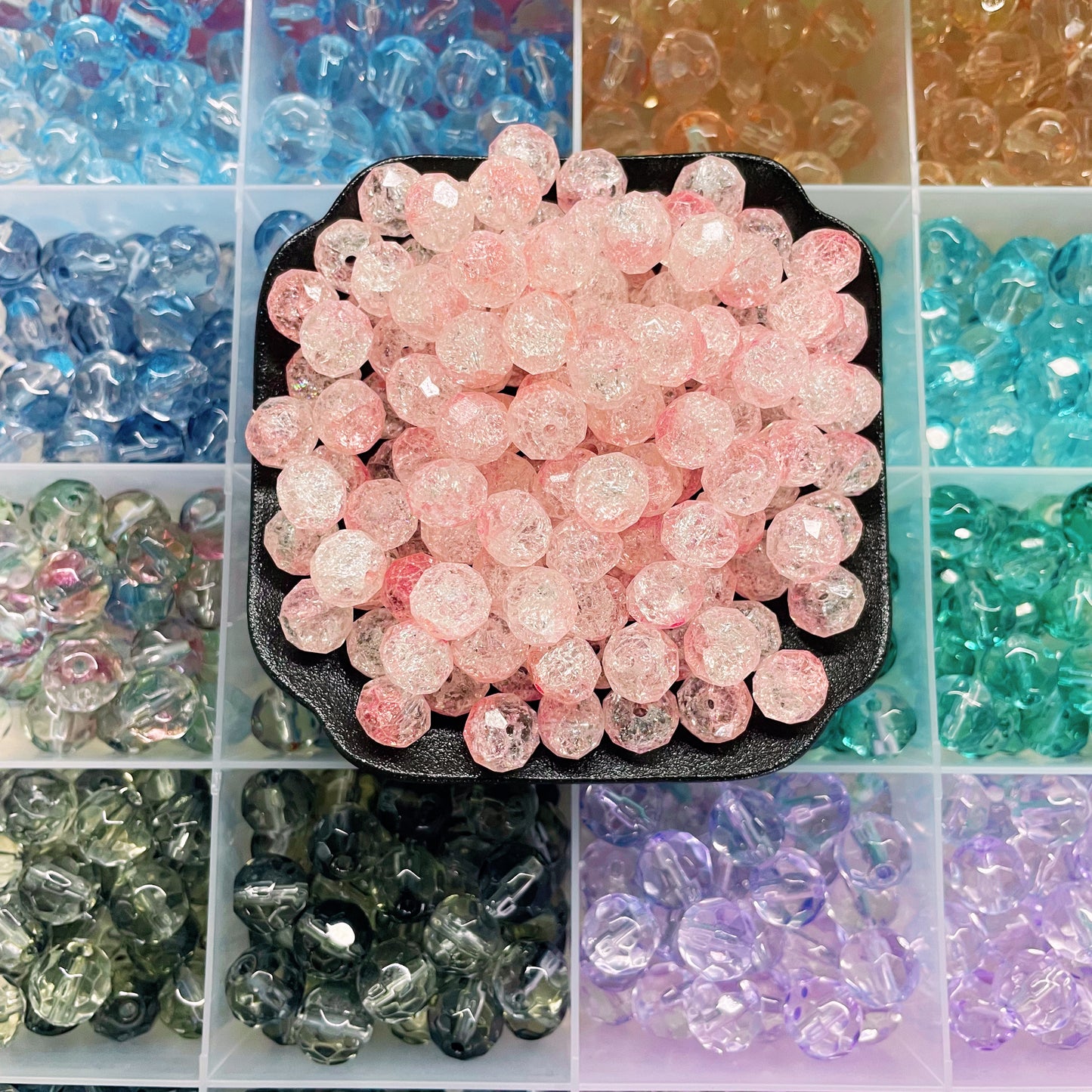 lucky bag glass crystal--bubu diy