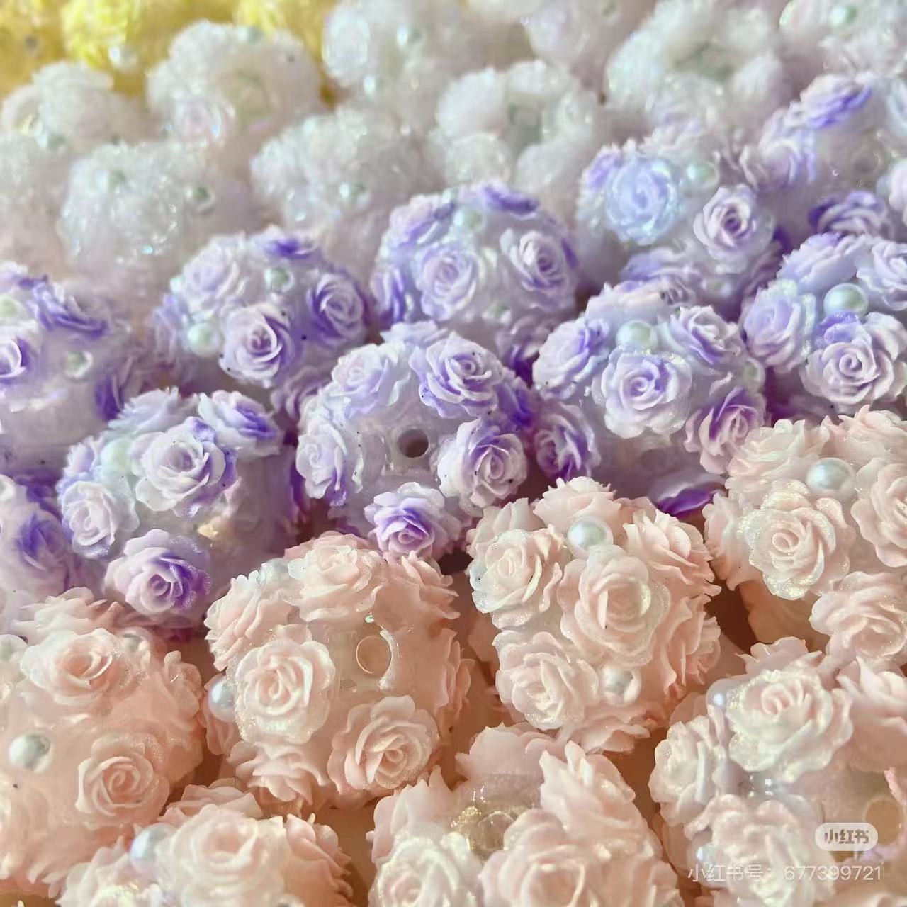 !!! NEW Lucky Flower ball beads-XIXI Diy shop