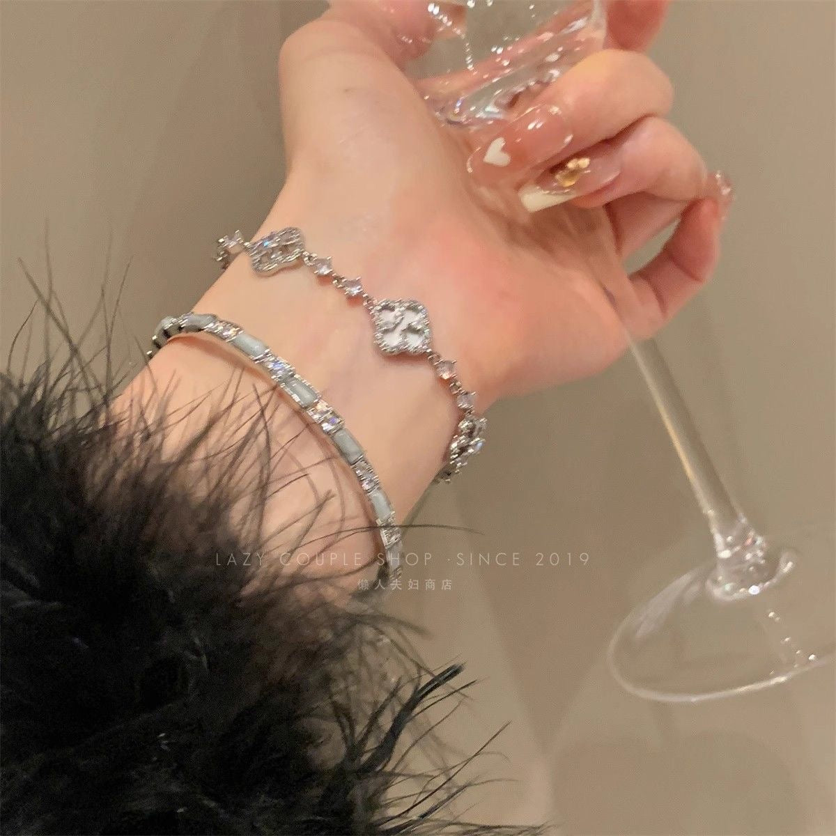 Zircon bracelet