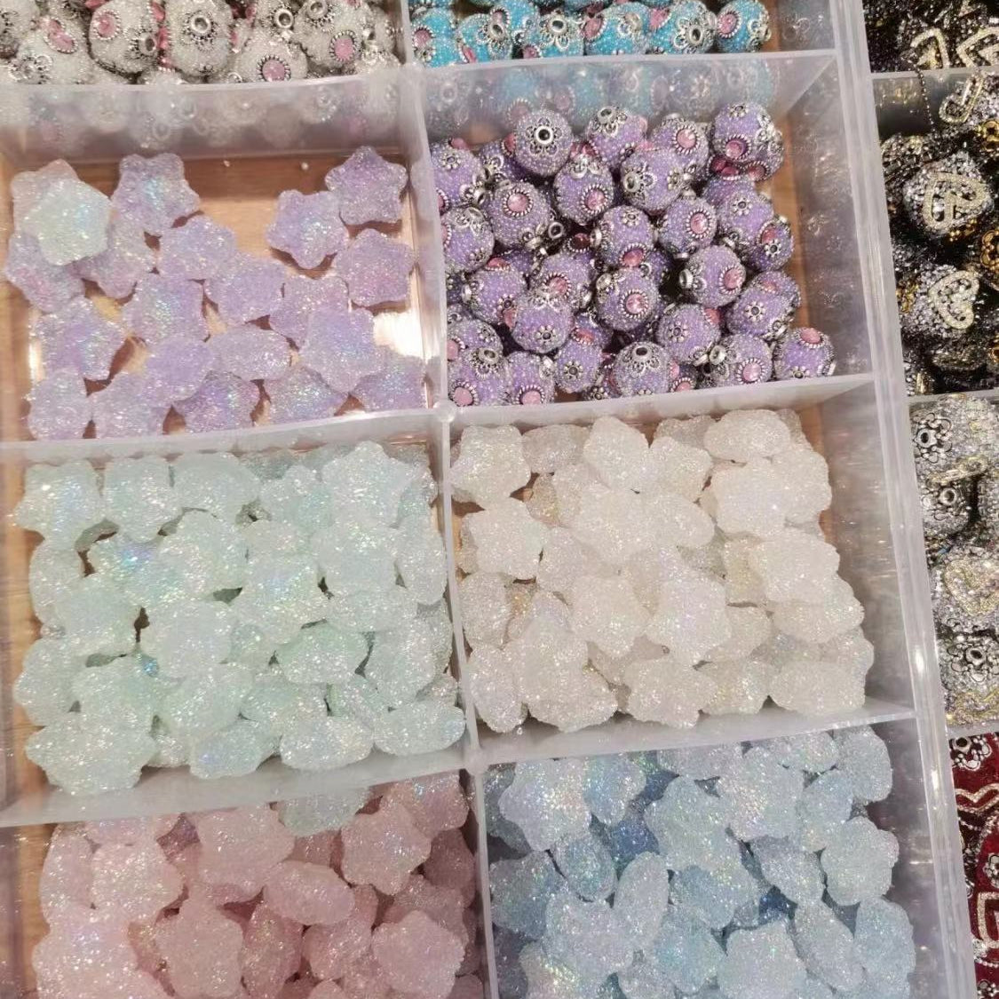 Lucky Sugar Diamond Beads
