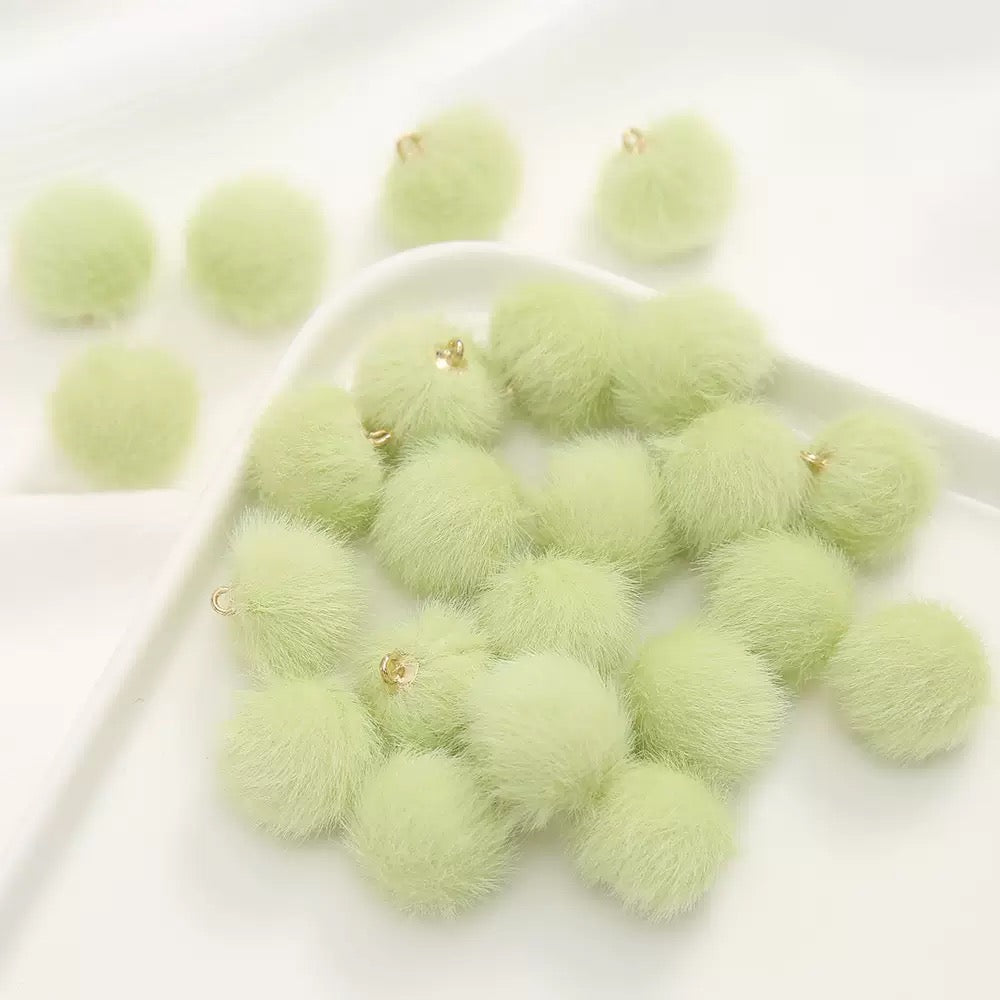 Plush fur beads-HaHa shop