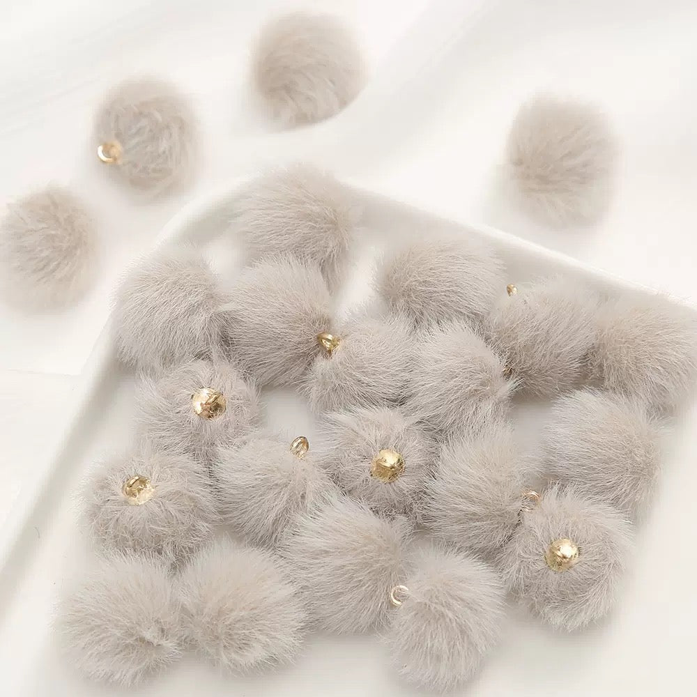 Plush fur beads-HaHa shop