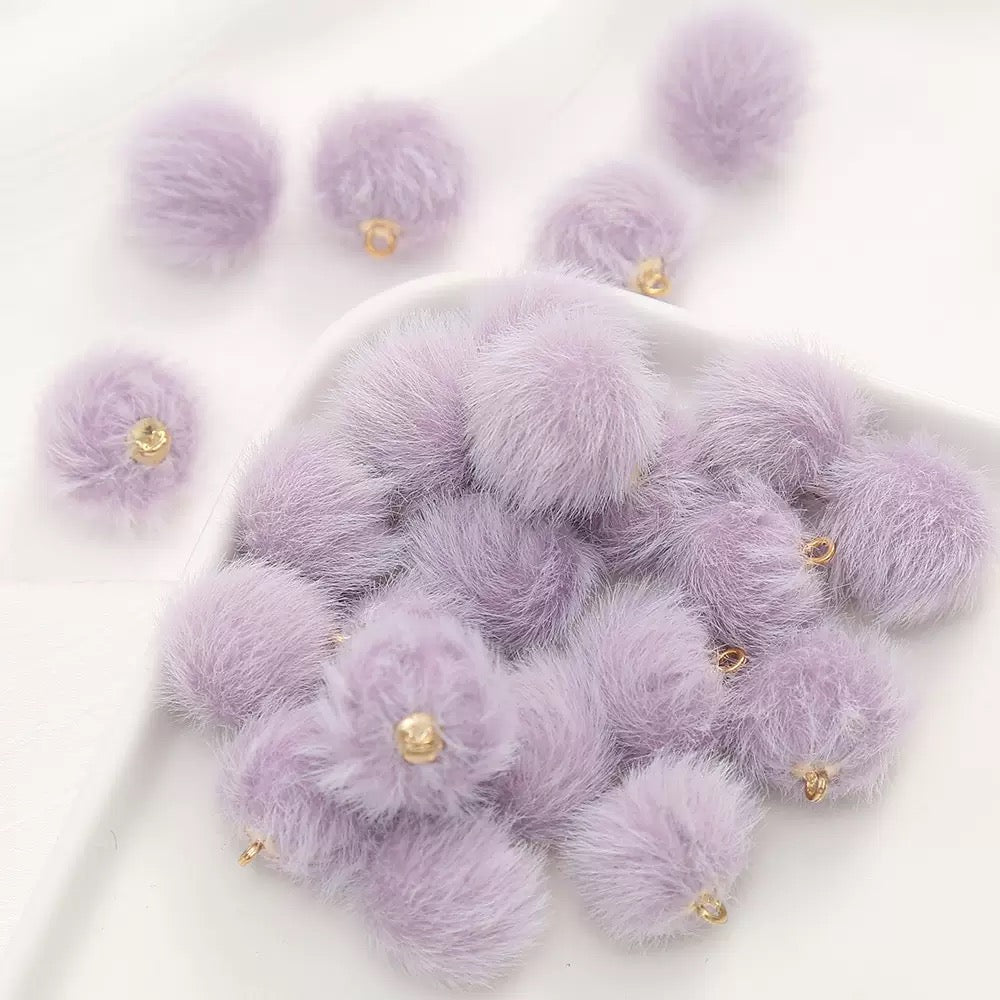 Plush fur beads-HaHa shop