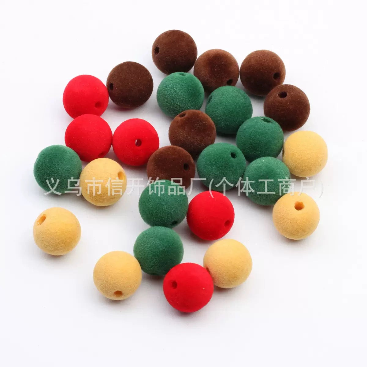 A variety of Christmas style DIY beads-haha