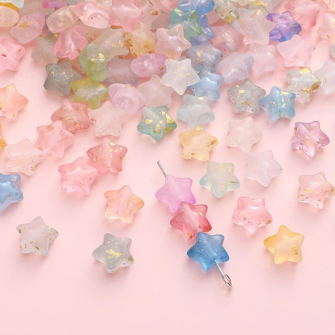 Lucky Cat Paw Star Beads--KK