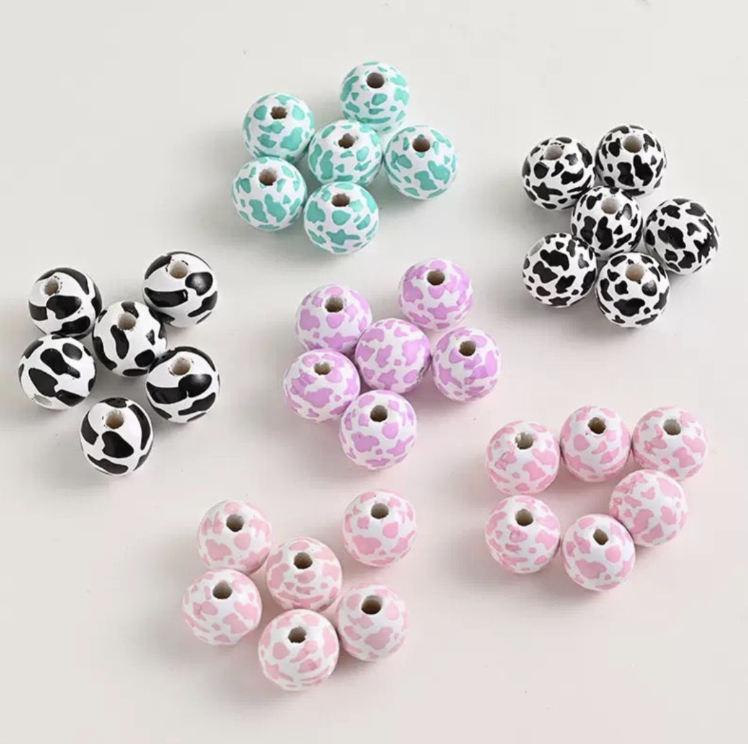 Colorful wooden beads--haha