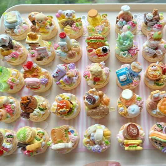 Lucky DIY handmade butter glue refrigerator magnet (small version)