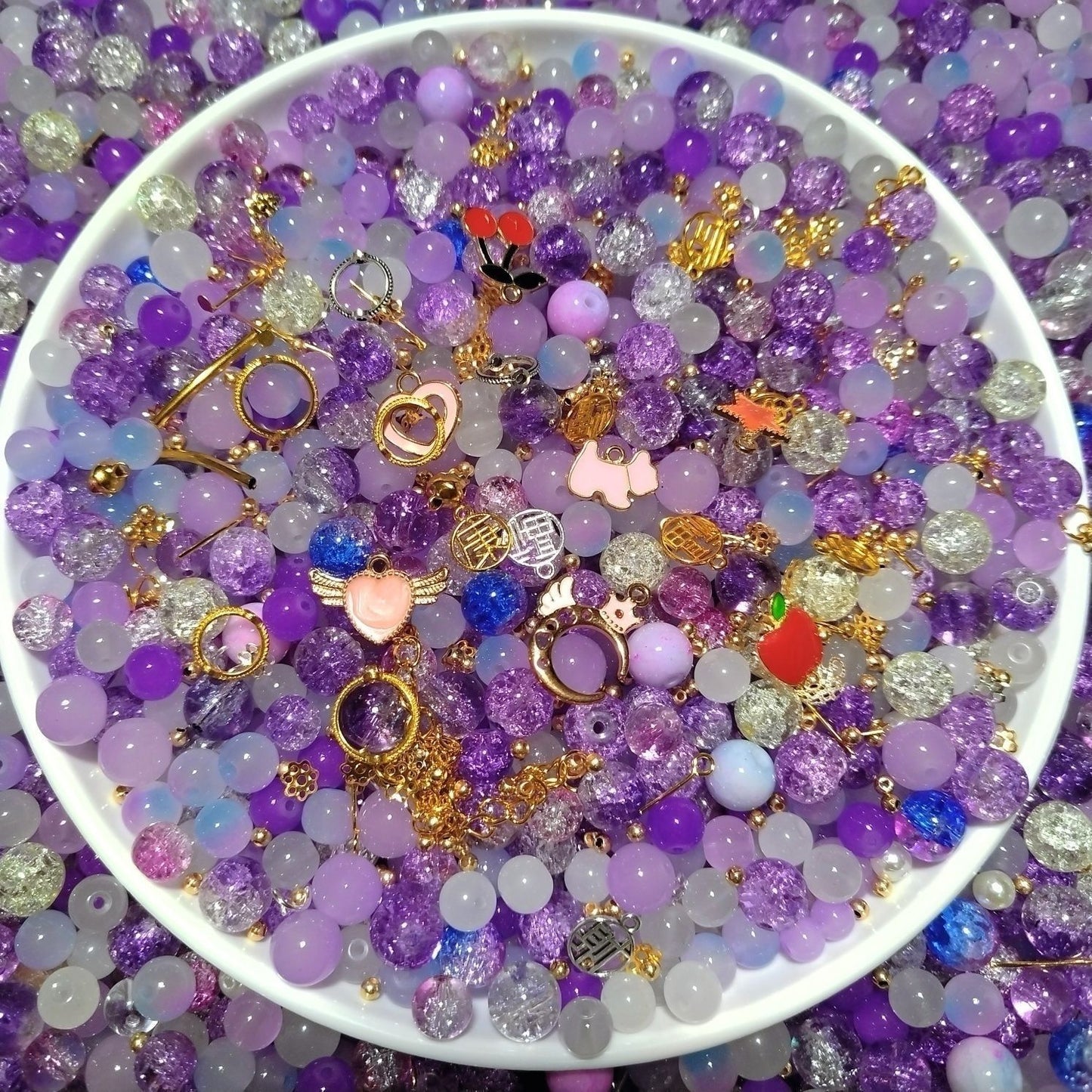 Lucky Glass beads-XIXI DIY shop