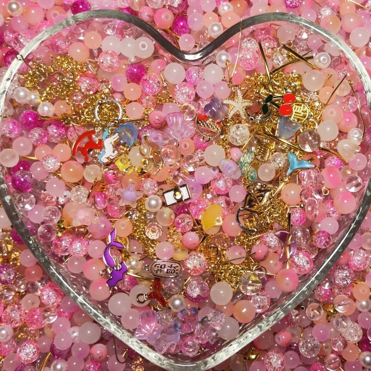 Lucky Glass beads-XIXI DIY shop