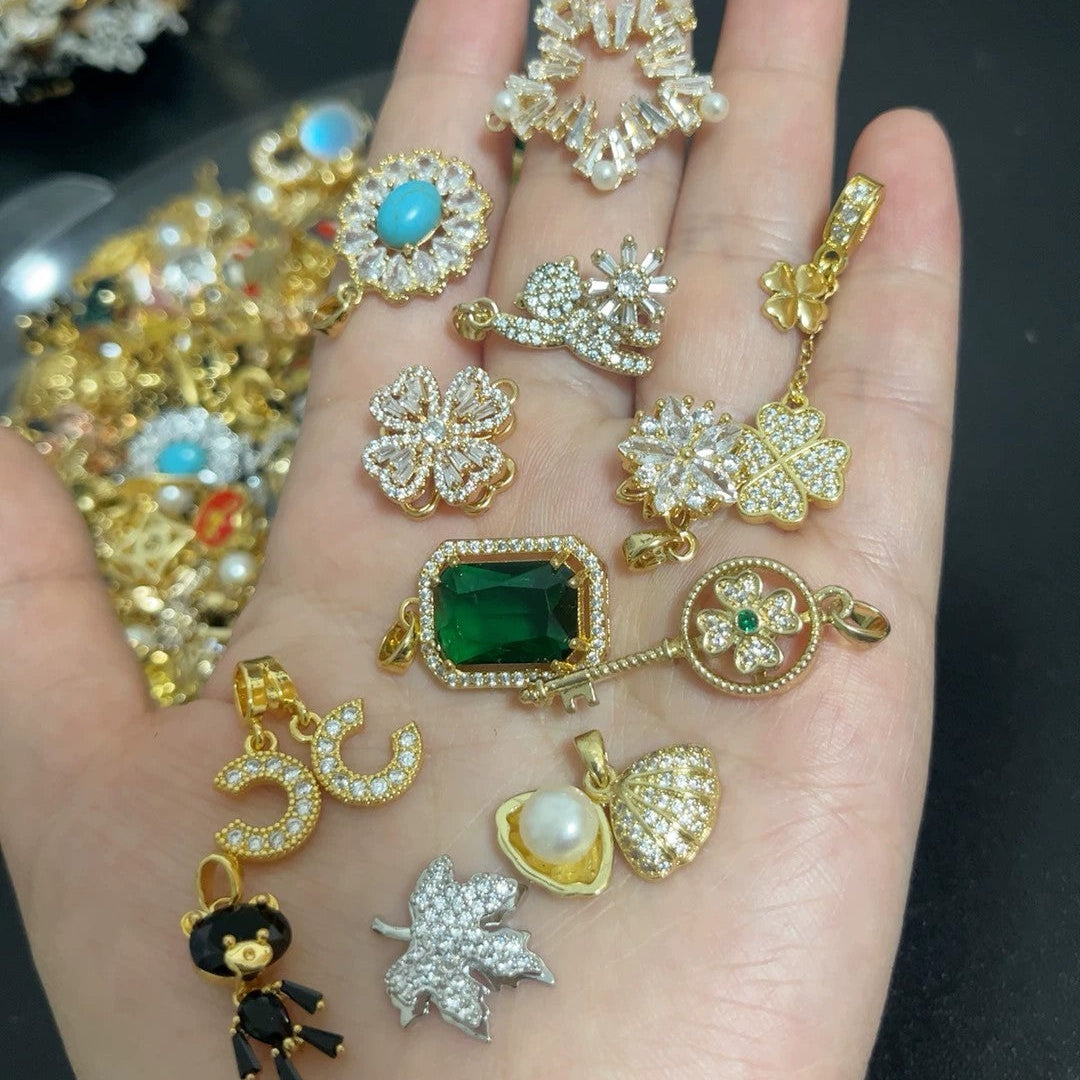 !!! NEW  Lucky Alloy Pendant-XIXI DIY shop