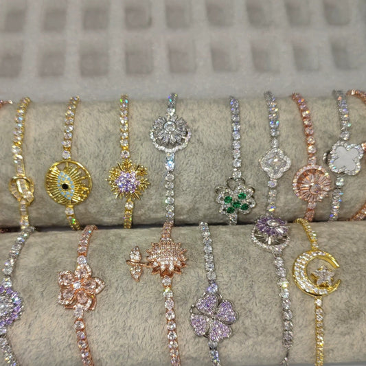 NEW!!!Zirconia Diamond Bracelet-xixi diy shop