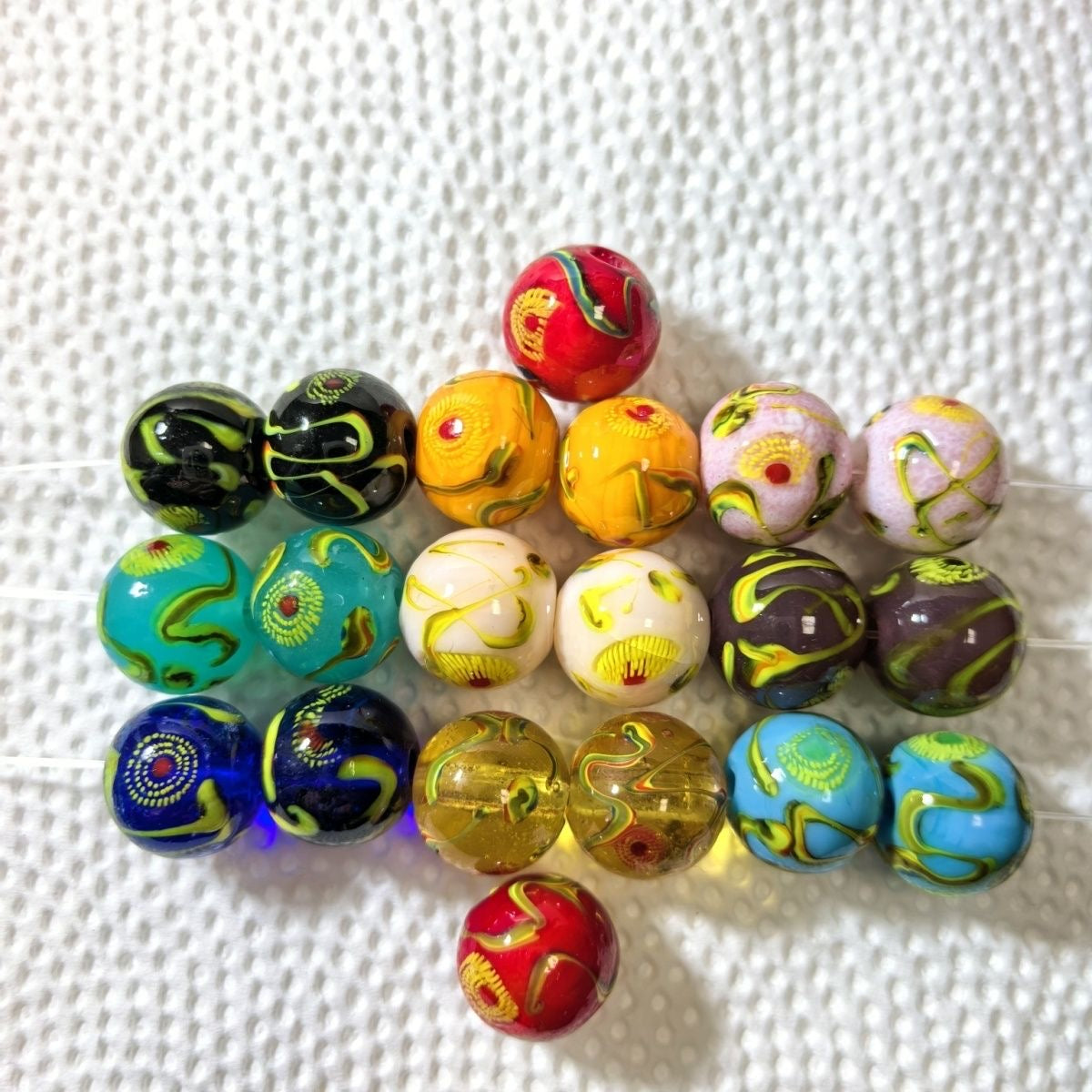 Traditional-Method Liuli Bead