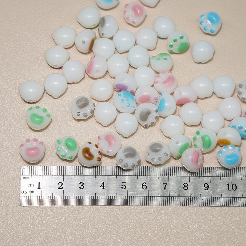 Lucky Cat Paw Star Beads--KK