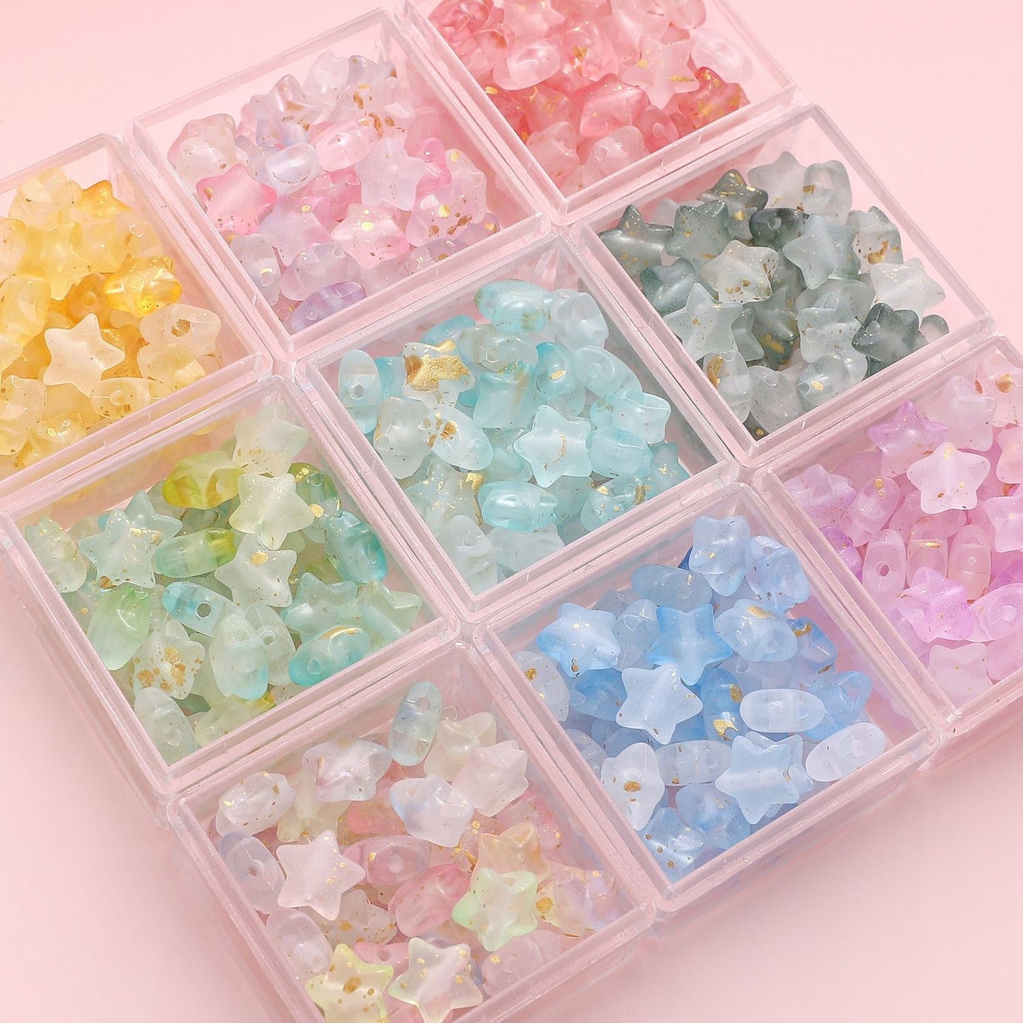 Lucky Cat Paw Star Beads--KK