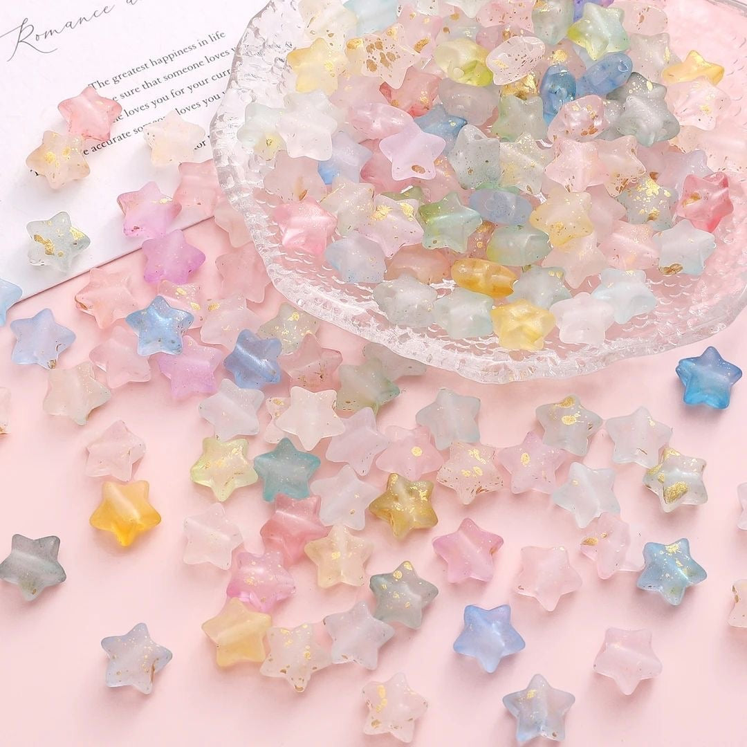 Lucky Cat Paw Star Beads--KK